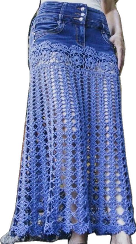 Crochet Skirt Outfit, Casual Bar Outfits, Gonna Jeans, Crochet Tote Bags, Crochet Blanket Tutorial, Aesthetic Skirt, Crochet Maxi Skirt, Crochet Skirt Pattern, Diy Fashion Scarf