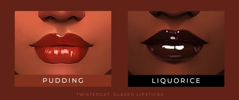 Ts4 Lipstick, Sims 4 Lipstick, Sims 4 Cheats, Sims 4 Patreon, Makeup Cc, Sims 4 Anime, The Sims 4 Packs, Sims 4 Cc Makeup, 4 Characters