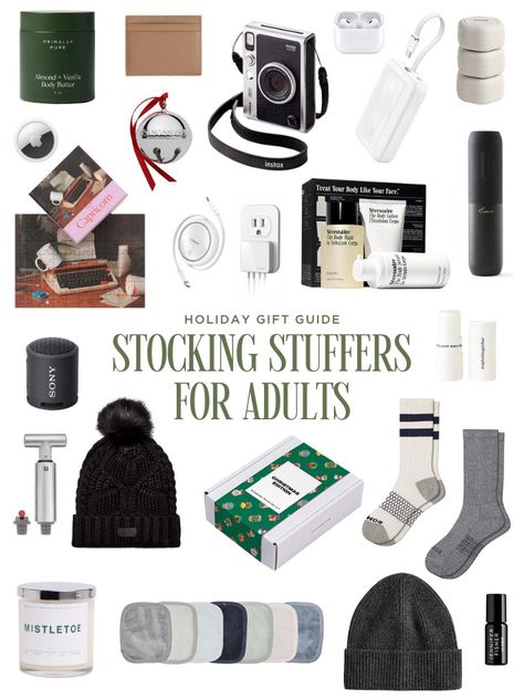 The Best Christmas Stocking Stuffers for Adults Minimalist Stocking Stuffers, Stocking Stuffer For Husband, Stocking Stuffers For Young Adults, Christmas Stocking Gift Ideas, Christmas Stockings Stuffers, Adult Stocking Stuffers, Christmas Stocking Stuffers For Men, Stocking Stuffers Women, Christmas Sticking