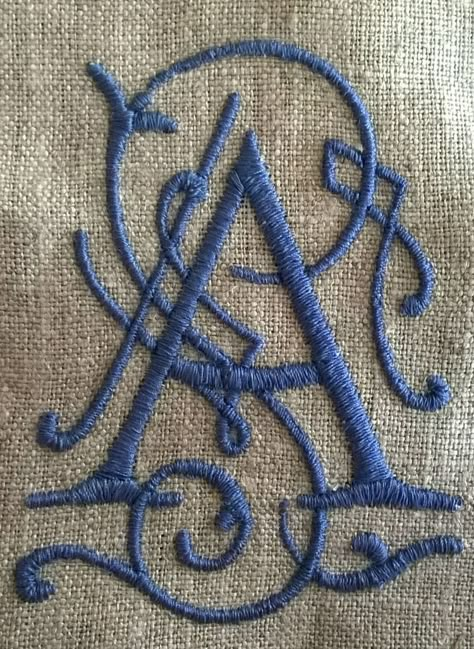 Machine Embroidery Alphabet, Hand Embroidery Letters, Embroidery Alphabet, Monogram Embroidery, The Letter A, Embroidery Letters, Embroidered Monogram, Embroidery Monogram, 자수 디자인