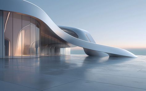 Discover and download free images Futuristic Elegance: Sleek Architectural Marvel at Dawn https://aifusionart.com/futuristic-elegance-sleek-architectural-marvel-at-dawn/?utm_source=facebook&utm_medium=social&utm_campaign=ReviveOldPost Car Kv, Futuristic Elegance, Fusion Art, Futuristic Art, Minimalist Lifestyle, Electric Vehicle, Download Free Images, Open Space, Electric Cars