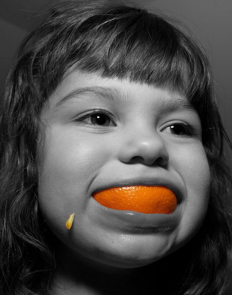 photo Photoshop Mask, Selective Color Photography, Color Splash Photography, Splash Photography, Body Shots, Food Bank, Orange Crush, Orange Is The New, Colorful Portrait