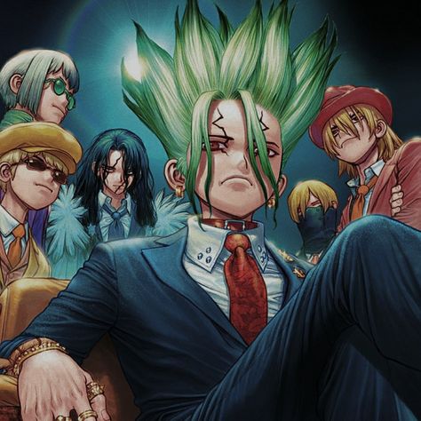 Dr Stone Official Art, Fire Anime Pfp, Boichi Art, Dr Stone Manga, Ulquiorra And Orihime, Dr Stone Senku, Queen's Blade, Senku Ishigami, Stone World