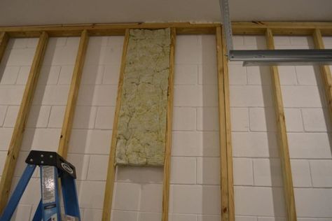 How I Insulated My Garage...And Was It Worth It? - Garage Transformed Garage Insulation Ideas, Concrete Garage Makeover, Close In Garage, Insulate Garage Walls, Insulation Garage Door, Insulating A Garage, Garage Ceiling Insulation, Insulate Garage, Insulating Garage Walls