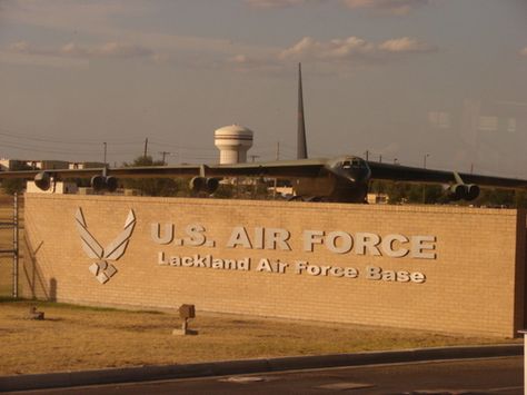 Lackland Air Force Base. Loring Air Force Base, Us Air Force Bases, Air Force Military Women, Lackland Air Force Base, Lackland Afb, Air Force Love, Air Force Day, United States Air Force Academy, Us Air Force Merchandise