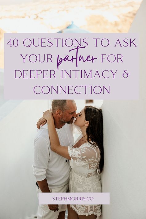 What Is Intimacy, Questions To Ask Your Partner, Partner Questions, 40 Questions, Intimacy Couples, Intimate Questions, Intimacy In Marriage, Communication Relationship, Physical Intimacy