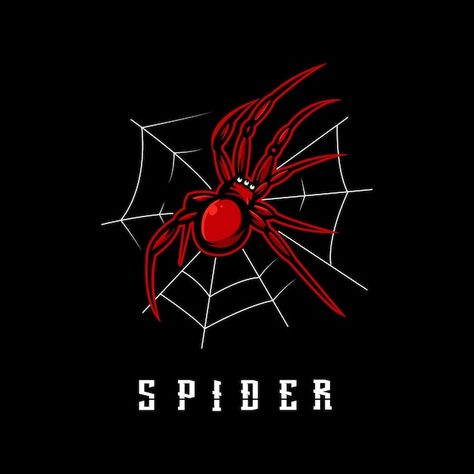 Masjid Craft, Spider Logo Design, Spider Logo, Tarantula Spider, Spider Illustration, Mascot Logo Design, Spider Design, Widow Spider, Hero Games