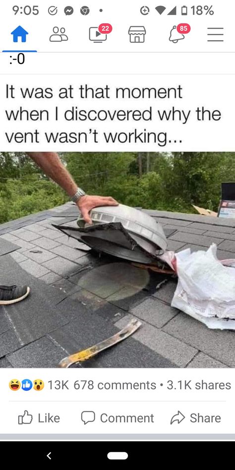 Construction Humor, Construction Fails, You Had One Job, That Moment When, Epic Fails, Dankest Memes, Really Funny, Fails, Roof