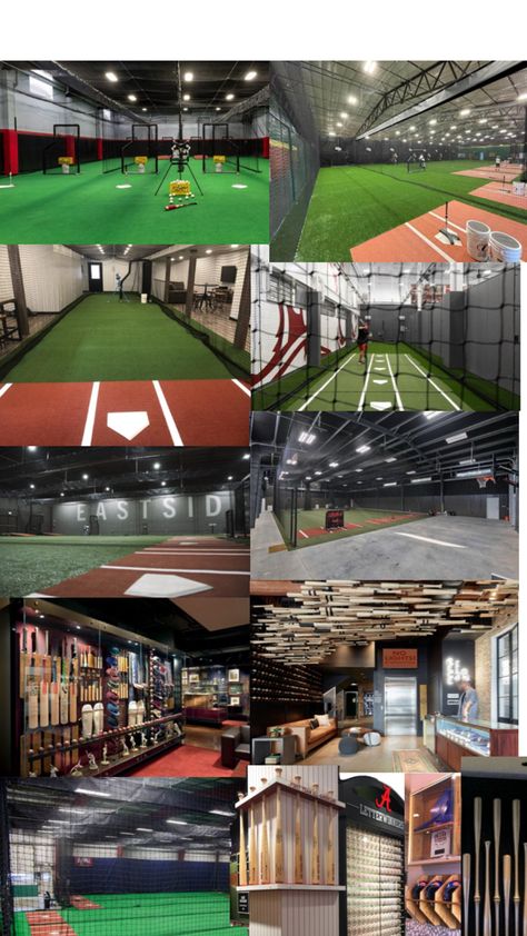 Baseball Facility, Sports Training Facility, Sports Center, Training Facility, Baseball Training, Sports Training, Training Center, House Ideas, Dream Home