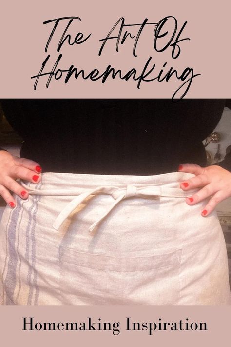 Is homemaking an art? Today I want to share a few thoughts on the matter. A bit of homemaking inspiration for my fellow homemakers. #homemaking #homemakers #apronclad #cityfarmhouse Homemaking Inspiration, Creative Galaxy, Housewife Life, Afternoon Tea At Home, Beeswax Candles Diy, Spiritual Home Decor, Natural Flooring, Christian Motivation, Family Values