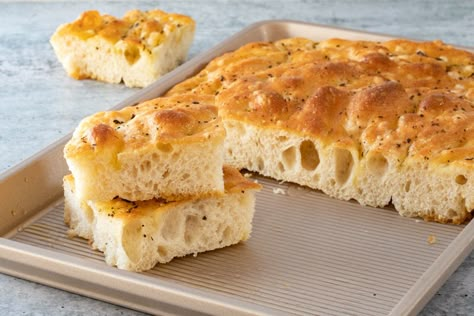 Bread Machine Focaccia Recipe Bread Machine Italian Bread, Bread Machine Focaccia, Focaccia Bread Machine Recipe, Italian Bread Recipes, Olive Bread, Focaccia Recipe, Jelly Roll Pan, Focaccia Bread, Italian Bread