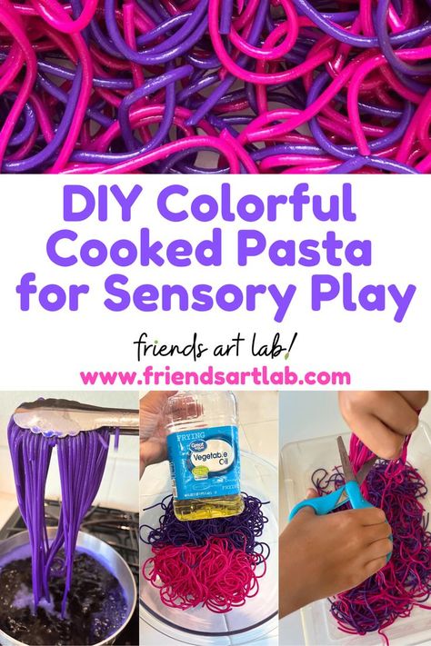 Easy Play Dough, Cloud Dough Recipes, Easy Playdough Recipe, Preschool Sensory, Water Kids, Lab Activities, Cooked Pasta, How To Dye Shoes, Sensory Activity