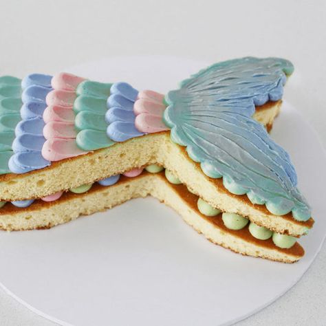 Mermaid Tail Cake, Diy Mermaid Tail, Organic Cake, Diy Mermaid, Mermaid Cupcakes, Cake Kit, Homemade Birthday Cakes, Big People, Mermaid Diy