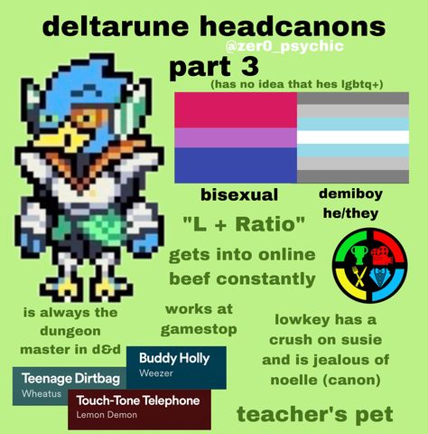 Deltarune Headcanons, Pixelated Heart, Character Headcanons, Undertale Deltarune, Delta Rune, Freaks And Geeks, Undertale Memes, Silly Games, Teachers Pet