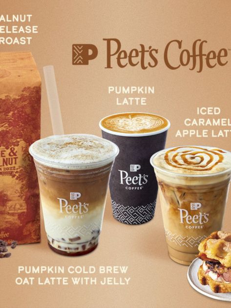 MAIL ORDER AVAILABLE! #coffee #tea #autumn #latte #halloween #thanksgiving #food #drinks #beverages #brew #coldbrew #breakfast #food Peets Coffee, Craft Coffee, Thanksgiving Food, Coffee Crafts, Autumn Flavors, Breakfast Food, Food Drinks, Mail Order, Cold Brew