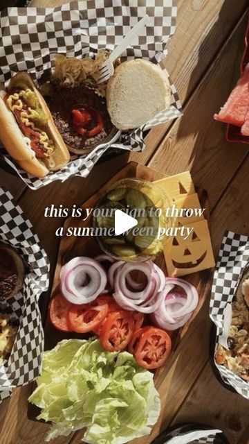 Summerween Party Ideas, Summerween Food, Summer Halloween Party, Summerween Ideas, Summerween Aesthetic, Summerween Party, Halloween Summer, Halloween Time, Family Halloween