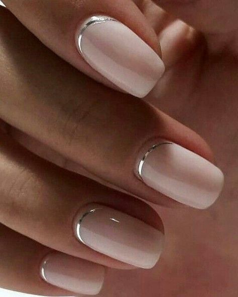 Natural Nail Designs, Dip Nail, Nagellack Trends, Smink Inspiration, Nail Polish Trends, Her Nails, Wedding Nails Design, Simple Nail Art Designs, Nail Art Wedding