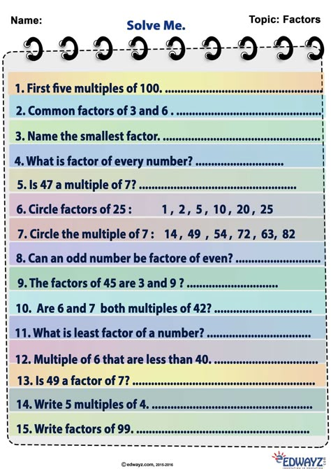 Factors and multiples as practice worksheets Multiples Worksheet, Math Factors, Factors Worksheet, Finding Factors, Mental Maths Worksheets, Mental Maths, Common Multiples, Factors And Multiples, Math Practice Worksheets