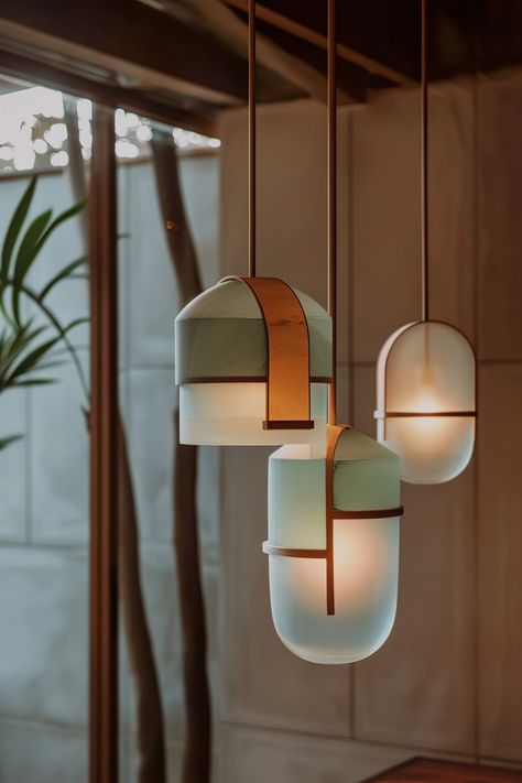 Light Fixture Aesthetic, Modern Lights For Bedroom, New Lighting Ideas, Terrazzo Pendant Light, Mountain Modern Light Fixtures, Midcentury Modern Chandelier Dining Room, Wooden Pendant Lights, Pendant Light For Living Room, Mid Century Modern Dining Room Chandelier