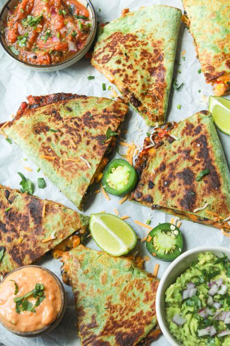 The Ultimate Veggie Quesadilla Recipe Veggie Quesadilla Healthy, Quesadilla Recipes Vege, Veggie Quesadilla Recipes, Southwest Veggie Quesadilla, Budget Bytes Quesadilla, Veggie Quesadillas, Veggie Quesadilla, Vegetarian Quesadilla, Vegetarian Mexican Recipes