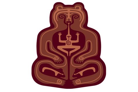 Bear Spirit Animal, Totem Tattoo, Bear Totem, Native American Totem, Native Tattoos, Animal Spirit Guide, Rune Tattoo, Mother Bears, Spirit Animal Art