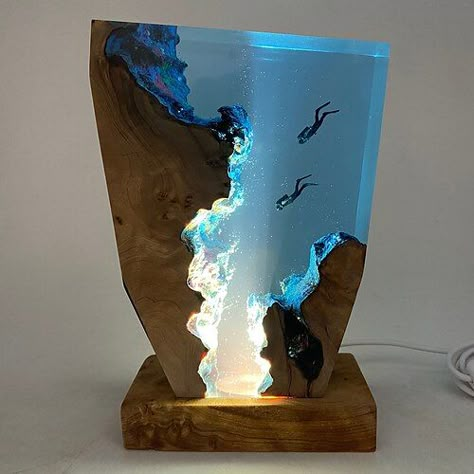 Quantity:1PC; Light Color:Color-changing; Type:Table Lamp; Power Supply:USB; Dimension:1015/1320cm; Control Mode:ON / OFF; Net Weight:0.75; Listing Date:11/22/2023 Epoxy Projects, Epoxy Ideas, Wooden Light, Resin Furniture, Cute Coffee Mugs, Wooden Lamp, Resin Ideas, Resin Projects, Wood Lamps