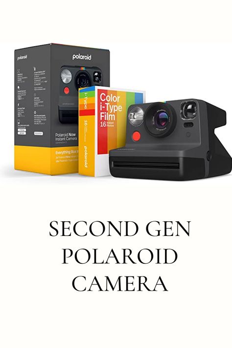 Polaroid Now, Camera Film, Capture The Moment, Polaroid Camera, Instant Camera, New And Improved, Life Moments, Christmas Wishlist, Color Me