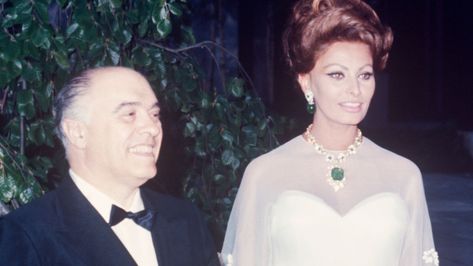 Sophia Loren was 16 when she met Carlo Ponti, then 37, in 1950, and after a drama-filled relationship, they got married for the second time in 1965 - see her wedding regret. Celebrity Brides, Carlo Ponti, Never Getting Married, Celebrity Bride, Unconventional Wedding Dress, Unconventional Wedding, Second Weddings, Royal Weddings, Hollywood Star