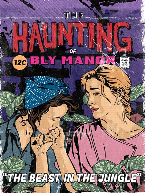 "The Haunting of Bly Manor: The Beast in the Jungle" T-shirt by innarchy | Redbubble Jamie And Dani, Dani Jamie, Dani Clayton, Dani And Jamie, Patchwork Wallpaper, Bloom House, Mike Flanagan, The Haunting Of Bly Manor, Haunting Of Bly Manor