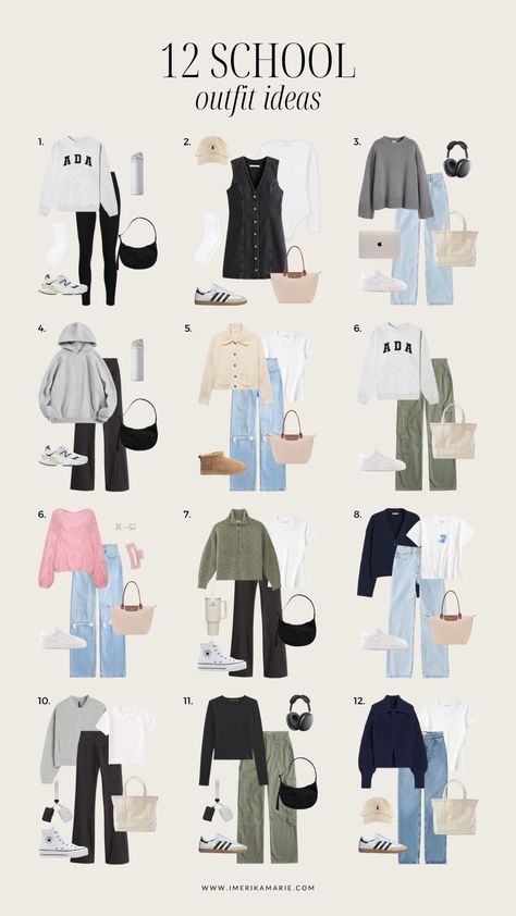 How To Dress For College, Outfits Ideas For University, Summer Outfit University, Uni Student Aesthetic Outfit, Uni Outfits Ideas, College Outfit Ideas Casual, Class Presentation Outfit College, Simple University Outfits, Casual College Outfits Women