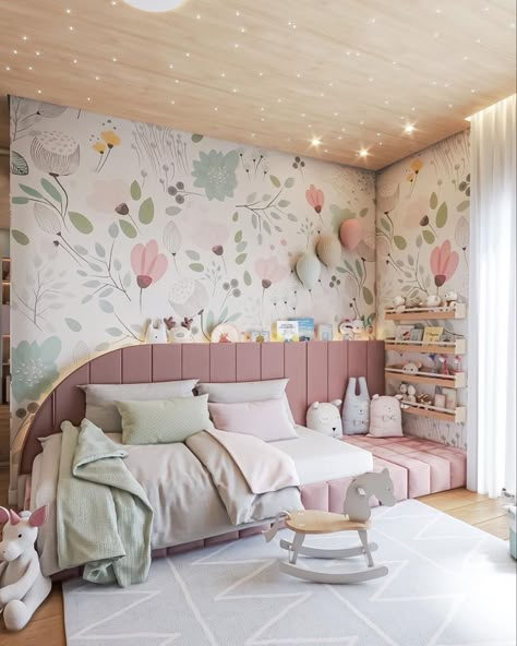 Cool Kids Bed, Kids Bed Room, Kids Room Interior Design, Modern Kids Room, Kids Bedroom Inspiration, Kids Interior Room, Kids Bed, Girl Bedroom Designs