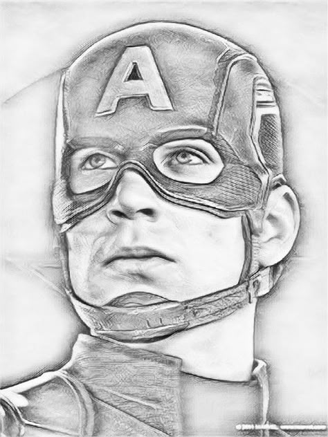 Drawing Of Captain America, Captain America Sketch Pencil, Captain America Sketch Easy, Captain America Art Sketch, Captain America Easy Drawing, Thor Drawing Pencil, Captain America Drawing Sketches, Captan America Drawings, Sketches Avengers