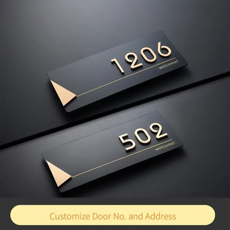 SPECIFICATIONSBrand Name: NoEnName_NullMaterial: AcrylicOrigin: Mainland ChinaModel Number: DR20230324Type: Door PlatesAcrylic: Customized Door NumberFirm Sticker: Floating NumbersNotice: This item has sticker and the stikcer is for smooth wall only!1、Modern Door Plates Shop Sign With Customized Door Number and Address2、Thick Black Acrylic and Floating Digital No. for High Quality3、Firm Sticker for Easy Installation.4、Four sizes and Four Sytles for You to Choose.5、We also Support Special Customi House Number Ideas, House Name Plaques, Office Door Sign, Ada Signage, Home Office Apartment, Personalized Street Signs, House Name Signs, Door Plates, Door Signage