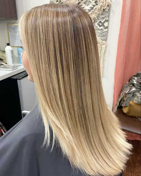 Bright Blonde Babylights, Full Head Of Babylights, Brown Hair With Blonde Balayage, Blonde Babylights, Babylights Hair, Balayage Straight Hair, Blonde Highlights On Dark Hair, Summer Blonde Hair, Warm Scarves