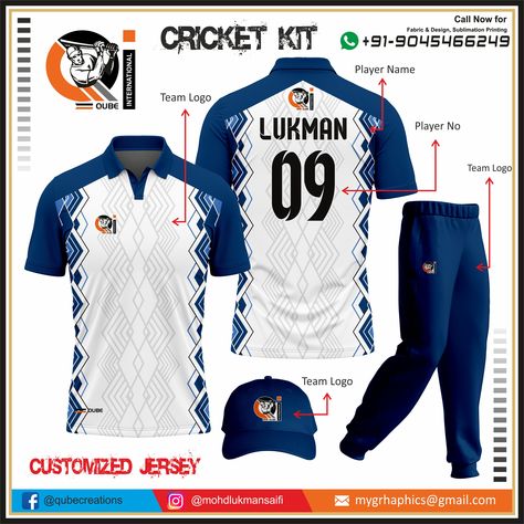 Custom Cricket Dress , available in new designs and in best fabric which is suitable for summer. For your queries plz contact us on what’s app and calling no. +91-9045466249 Cricket Dress, Cricket T Shirt Design, Cricket Kit, Cricket Jersey, Cricket T Shirt, Jersey Designs, Sport Shirt Design, Sports Jersey Design, Creative Diy Gifts