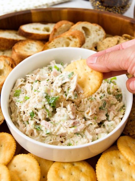 Quick Tuna Dip: Flavorful, Easy, and Versatile Snack Recipe! Tuna Dip Recipes, Mayo Substitute, Inexpensive Appetizers, Tuna Dip, Canned Tuna, Smoked Trout, Beetroot Salad, Mint Sauce, Spicy Tuna