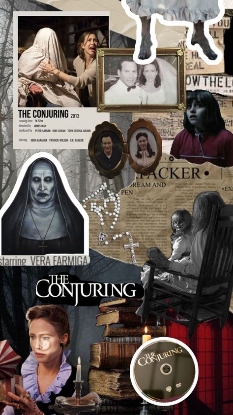 #theconjuring #horror #scary The Conjuring Wallpaper, Conjuring Wallpaper, Lili Taylor, Lorraine Warren, Patrick Wilson, The Nun, Vera Farmiga, The Conjuring, Lorraine