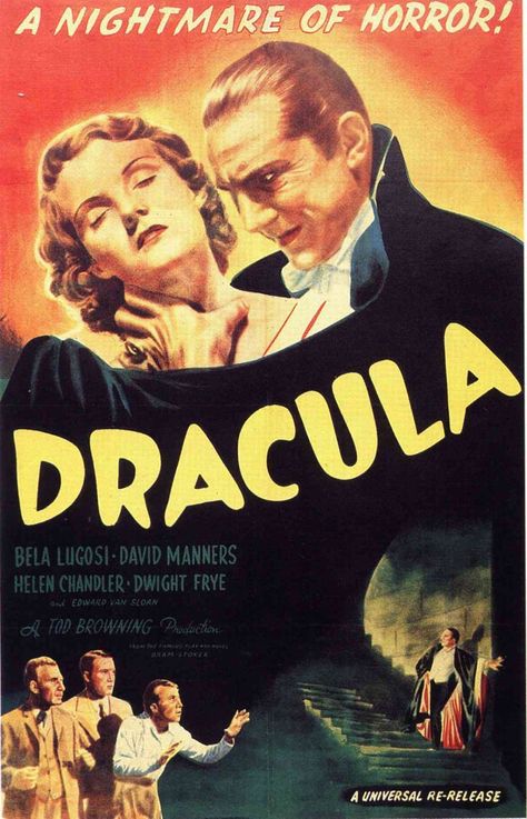 Pin for Later: 25 Movies For a Hauntingly Hot Date Night In Dracula Dracula Movie, Dracula 1931, Bela Lugosi, Old Movie, Dracula, Movie Poster, Actors