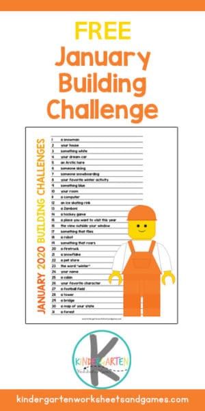 January Lego Challenge, Lego Homeschool, Lego Stem, Winter Literacy Activities, Winter Stem Activities, Challenge Calendar, Winter Science Activities, Winter Science Experiments, Lego Math