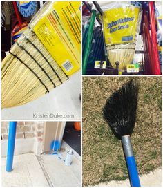 How To make a Giant Paint Brush out of a broom - great tutorial for artist birthday party or home playroom decor | KristenDuke.com Giant Paint Brush, Maker Fun Factory Vbs 2017, Artist Birthday Party, Home Playroom, Maker Fun Factory Vbs, Maker Fun Factory, Artist Birthday, Bd Art, Art Classroom Decor