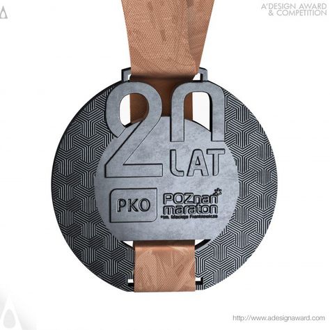 Silver A' Design Award Winner for Movie, Video and Animation Design Category in 2019 - Artmask Group for PKO Poznań Marathon Marathon Medal, Award Design, Sports Medals, Sports Awards, Animation Design, Award Winner, Presentation Design, Hang Tags, Design Awards