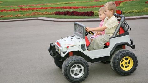 How to do the Upgrade? Power Wheels Jeep, Kids Power Wheels, Kids Jeep, Kids Car, Deep Cycle Battery, Power Wheels, Old Tires, Small Kids, Electrical Tape