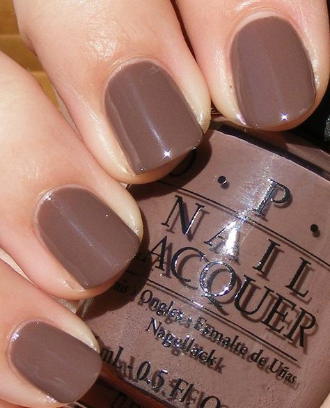 OPI❤ Taupe Nails, Summer Nail Colors, Brown Nail Polish, Brown Nail, Opi Nail Colors, Opi Nail Polish, Opi Nail Lacquer, Summer Nails Colors, Opi Nails