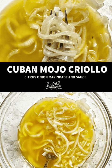 Mojo Criollo, Cuban Mojo, Dairy Free Keto Recipes, Cuban Pork, American Dinner, Cuban Cuisine, Onion Sauce, Aip Recipes, Cuban Recipes