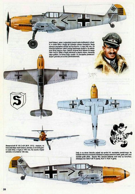 Me Bf 109E - Adolf Galand Me 109 Luftwaffe, Adolf Galland, Luftwaffe Pilot, Luftwaffe Planes, Wwii Fighter Planes, Wwii Airplane, Messerschmitt Bf 109, Wwii Fighters, Aircraft Painting