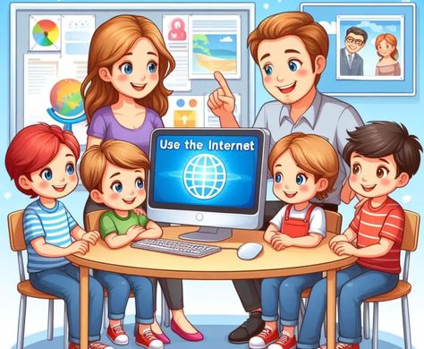 Prevent dangerous online encounters for kids in 2024 and beyond! Read our 7 internet safety tips for kids and ensure a safe online experience. Internet Safety Activities, Rules For Writing, Computer Games For Kids, Internet Safety Tips, Kids Coding, Internet Safety For Kids, Digital Safety, Holiday Homework, Safe Internet