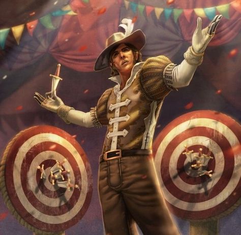 Rudy Siswanto — Matrim Cauthon (570x557) Carnival Fantasy Art, Matrim Cauthon, Rudy Siswanto, Steampunk Circus, Arcadia Quest, Arcane Trickster, Circus Characters, Robert Jordan, Heroic Fantasy