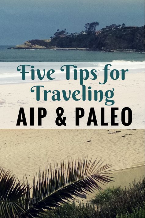 I'm sharing my Five Tips for Traveling AIP and Paleo that helped me survive summer travel season on a restrictive AIP & Paleo diet! Hope it helps you, too! Starting Paleo Diet, Autoimmune Protocol Diet, Paleo Workout, Autoimmune Paleo Diet, Autoimmune Paleo Recipes, Aip Paleo Recipes, Autoimmune Diet, Paleo Diet Plan, Aip Diet