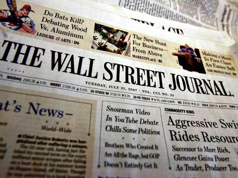 08/24/2017 - Wall Street Journal Staff Rebels as Editor Criticizes Them for Anti-Trump Bias Wall Street Journal Newspaper, Most Asked Questions, The Wall Street Journal, Leisure Arts, Stock Exchange, Wall Street Journal, Self Publishing, Wall Street, Me Time