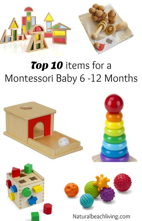 Top 10 Montessori Baby Toys for 6 -12 months, Great Montessori Gift Guide for babies, Baby Montessori, Montessori home, Toddler Toys, Montessori Toddler Montessori Baby 6-12, Montessori Baby Activities, Montessori Infant Room, Montessori Home, Diy Montessori, Montessori Playroom, Baby Montessori, Best Baby Toys, Toys Montessori